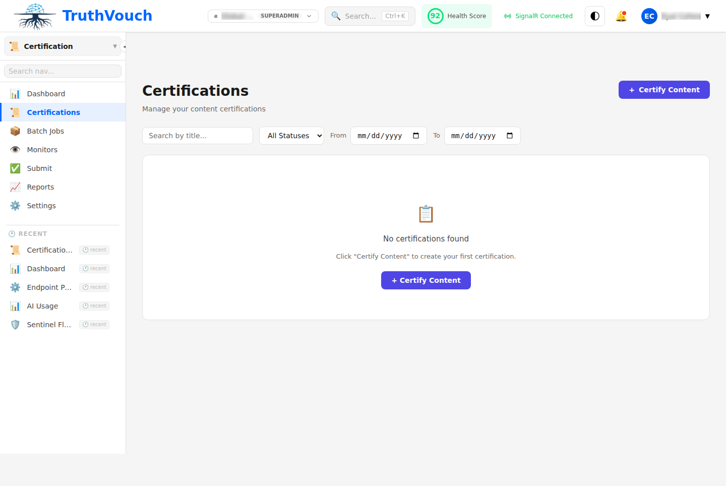 Content Certification List thumbnail